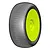 GRP 1/8 Sonic Soft Tyres Mounted On Yellow Dish Rims - Glued Wheels 2Pcs GBY09A