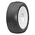 GRP 1/8 Plus Medium Tyres Mounted On White Dish Rims - Glued Wheels 2Pcs GBX11B