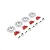 Losi Disc Brakes & Red Calliper Set LOS232006