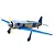 Seagull RC Plane Reno Yak 11 1.8m Warbird Kit in Czech Mate Pearl Blue and Chrome livery.