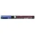 A Mr. Hobby Gundam Marker in Metallic Violet, model GM19, featuring a black barrel with Japanese and English text and a Gundam head logo.