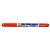 Mr Hobby Real Touch Gundam Marker in Orange 1, featuring a bright orange plastic body with Japanese branding and a dual-tip design.