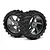 Maverick 1/18 Monster Truck Tyres on Grey Rims - Glued Wheels 2Pcs MV28055