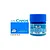 A bottle of Mr. Hobby Aqueous Gloss Sky Blue paint (H-25) next to a blue color swatch and GSI Creos branding.