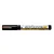 A Mr. Hobby Gundam Marker EX in Metallic Gunmetal, featuring a black barrel with a label showing Japanese text and the Gundam Marker EX logo.