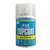 A can of Mr. Hobby Topcoat Semi-Gloss clear spray paint with a translucent cap against a white background.