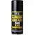 A can of Mr. Hobby Mr. Finishing Surfacer 1500 Black spray paint, showing the black label with yellow and white text.