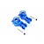 GPM Blue Aluminium Rear Hubs 2Pcs MAK022-B