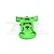 GPM Green Aluminium Rear Fender Mount MX330-G
