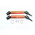 GPM Orange Aluminium & Steel Universal CVD Driveshafts 2Pcs MAG108FRS-OR