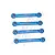 GPM Aluminium Rear Swing Arm Linkages 4Pcs - Sky Blue BBX05657-SB
