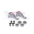 GPM Aluminium Steering Hubs 2Pcs - Silver BBX021-S