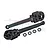 GPM Aluminium Rear Suspension Arms 2Pcs w/ Larger Inner Bearings - Black BBX022-BK
