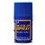 A blue aerosol spray paint can by Mr. Hobby, labeled Mr. Color Spray, isolated on a white background.