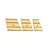 Three Artesania Latina 6.5mm Micro Easy Ratlines templates made of light-coloured wood, arranged side-by-side on a white background.
