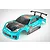 HSP 1/10 On Road Turquoise Painted Body Shell 12312