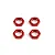 Rovan Red Aluminium 18mm (24mm Hex) Wheel Nuts 4Pcs 871751