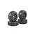Rovan 4.7/5.5" Spike Front & Rear Tyres on Black Rims - Glued Wheels 4Pcs 855641