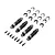 Axial Assembled Shocks w/ .213lb/in (Red) Springs 4Pcs AXI203002
