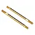 HPI 3x50mm Titanium Nitride Coated Shock Shafts 2Pcs 86842