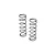 ARRMA 85mm (0.54N/mm 3.08lb/in) Shock Spring 2Pcs ARA330800