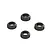 ARRMA Black Shock Cap 4Pcs ARA330828