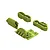 ARRMA Fluorescent Yellow Bumper Mount & Skid Plate Set ARA320773