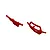 ARRMA Red Bumper Set ARA320776