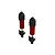 ARRMA Red Aluminium 131mm Shocks w/ 15mm Bore 2Pcs ARA330793