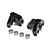 TLR Black Aluminium Steering Hubs 2Pcs TLR144002