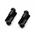 Four black G45 steel king pins for RC cars, arranged in two pairs on a white background.