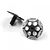 Two black and silver aluminium wing screws for RC cars, featuring a circular head with six holes and a threaded shaft.