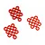 Yeah Racing Aluminium 2.5x5x0.5, 1, 2mm Flat Washer Set - Red YA-0730RD
