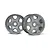 HPI 3.3" Savage Warlock Matte Chrome Rims 2Pcs 3193
