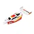 Losi 1/16 Mini B Painted Body Shell & Wing - Red LOS210024