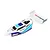Losi 1/16 Mini B Painted Body Shell & Wing - Blue LOS210025