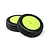 Losi 1/16 Wide Body Rib Front Buggy Tyres on Yellow Dish Rims - Glued Wheels 2Pcs LOS41048