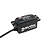 Savox SB-2265MG Black Edition low profile digital servo with metal gears, shown from a high angle against a white background.