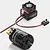 Hobbywing QuicRun 10BL60 ESC and 3650 G2 brushless motor combo set on a white background.