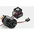 Hobbywing QuicRun 3650 G2 brushless motor and 10BL60 ESC combo set on a white background.