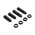 Losi Shock Body & Collar Set LOS233002