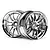 HPI 1.9" (3mm Off-Set) Work XSA 02C Chrome Rims 2Pcs 3280