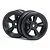 HPI 1.9" (0mm Off-Set) Vintage 5 Spoke Black Rims 2Pcs 3816