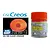 A bottle of Mr. Hobby GX Clear Orange paint next to a graphic showing the translucent orange color swatch.