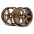 HPI 1.9" (3mm Off-Set) TE37 Bronze Rims 2Pcs 3843