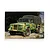Box art for Academy 1/35 scale K311A1 R.O.K Army military truck model kit showing a camouflaged vehicle on a dirt path.
