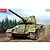 Box art for an Academy 1/35 scale T-34-85 Soviet medium tank model kit featuring an illustration of the tank driving through a forest.