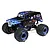 Losi Mini LMT Son Uva Digger RC Monster Truck Electric 4WD 1/18 Scale RTR - Blue LOS01026T2