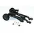 GPM Black Aluminium Wheel Bar w/ Wing Mount MAO040R-BK