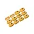 GPM Gold Aluminium Chain Tension Adjuster Set MX010-GD
